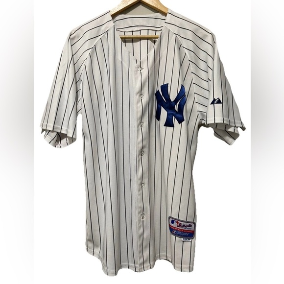Majestic Other - NY Yankees White Baseball Jersey Majestic Men 50 #14 Authentic Fan Gear